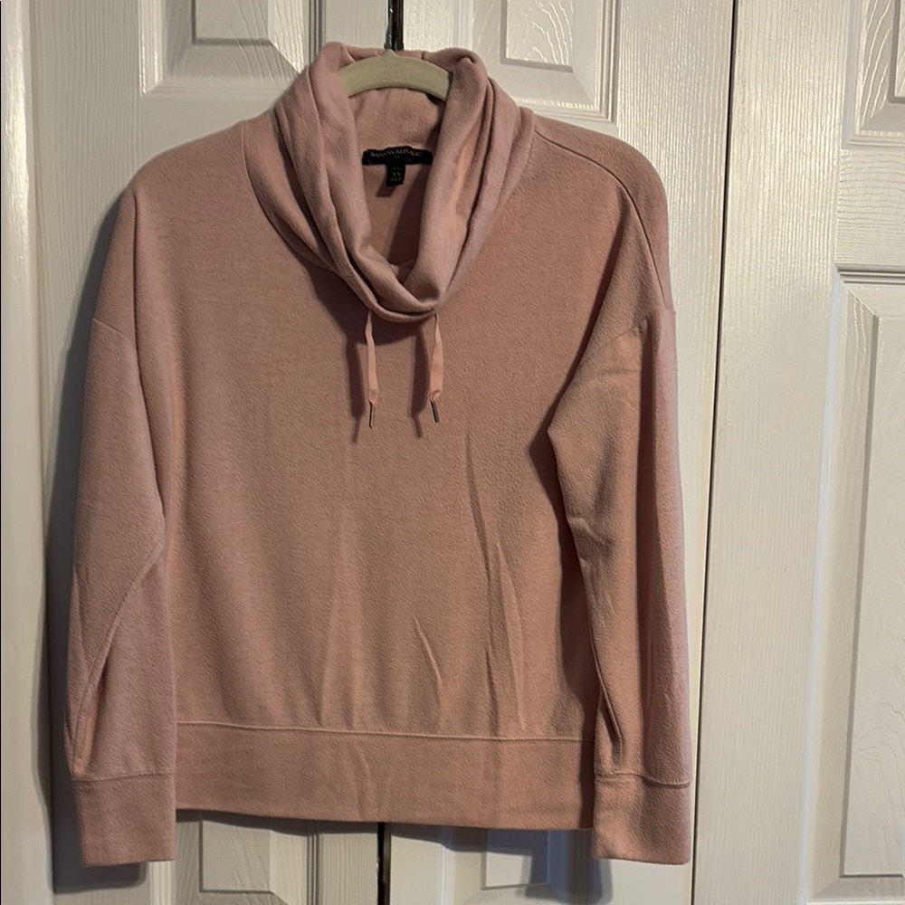 Banana Republic Pink Cowl Neck Sweater size XSP